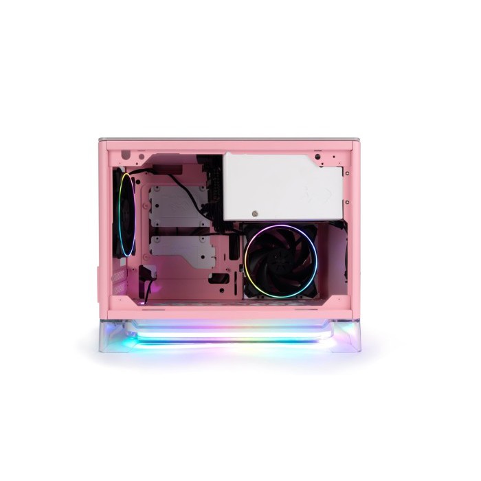 INWIN A1 Plus Pink - Mini ITX Tempered Glass With 650W PSU 80+ Gold