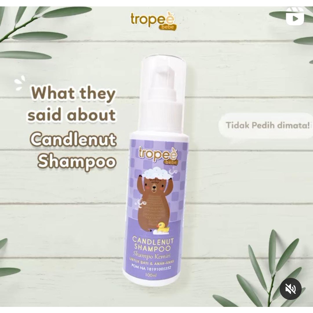 Tropee Bebe Shampoo Kemiri 100ml