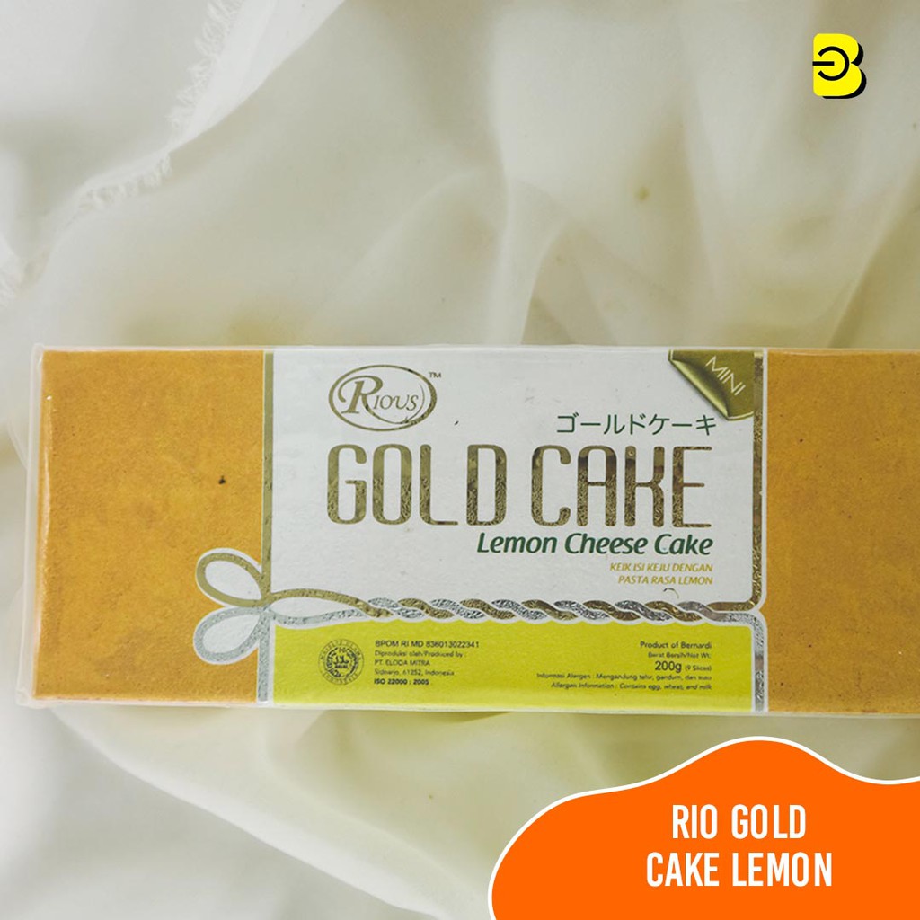 

RIO GOLD CAKE LEMON CHEESECAKE MINI JAKARTA | RIOUS GOLD CAKE LEMON CHEESECAKE BELIDIKITA JAKARTA