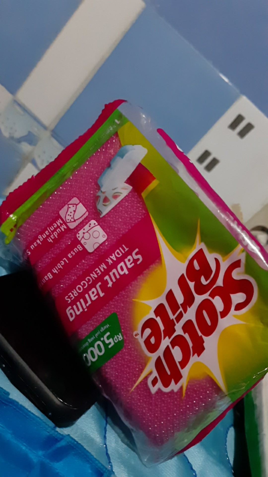 3m Scotch Brite Sabut Jaring / Sabut Spons / Spons Cuci Piring / Sabut Stainless