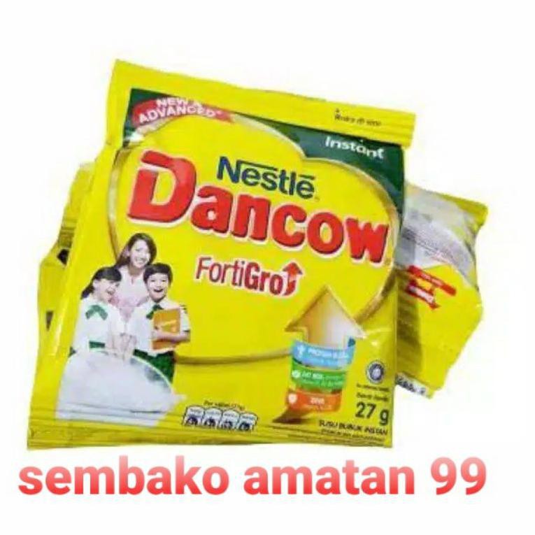 

Kami.C3pAt DapAt! Dancow Sachet Putih /coklat Fortigro 27 Gram Per Renceng K0dheM3N1