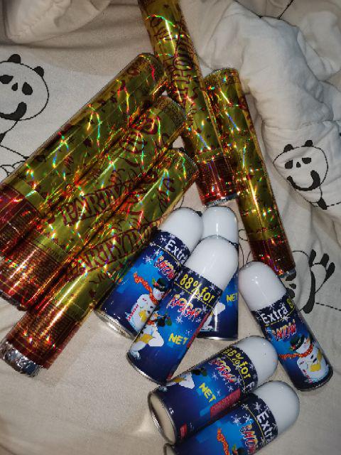 Grosir! Per 6 Pcs - Party Spray Snow String/ Semprot Jaring Warna Dan Salju Pesta/ Ultah Wedding Dll