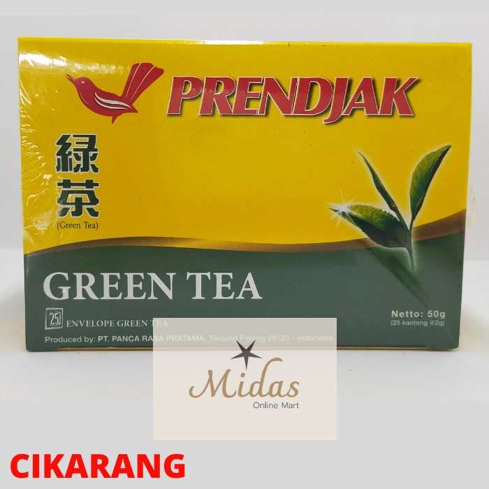 

Teh Prendjak Celup Hijau AMPLOP ( Green Tea )