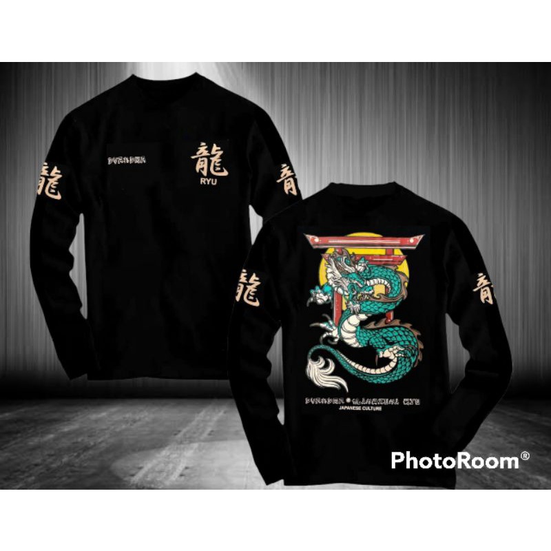Kaos Lengan Panjang Memphis Origins/TShirt Lengan Panjang Pria/Atasan Lengan Panjang
