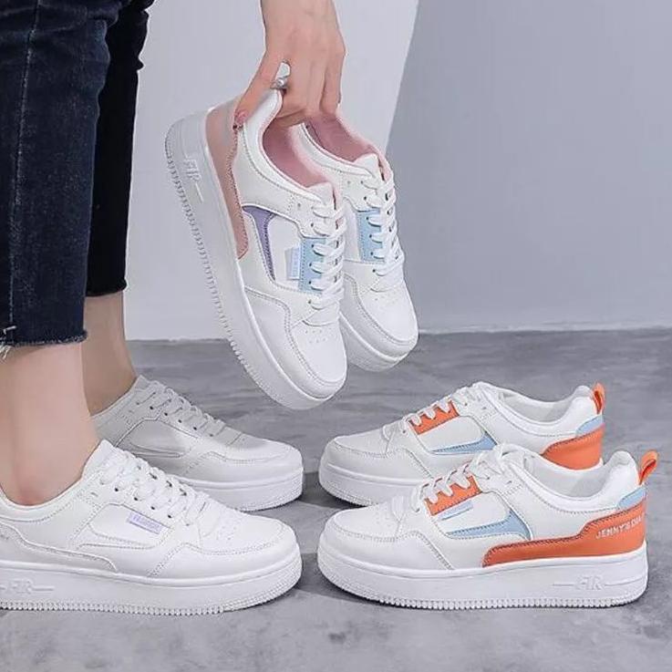 Diskon Terkini DS Sepatu Sneakers Wanita Korea Sepatu Fashion 2021 SH01