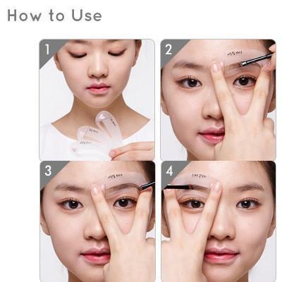 EYEBROW CLASS 3 IN 1  - Cetakan alis 3 ukuran