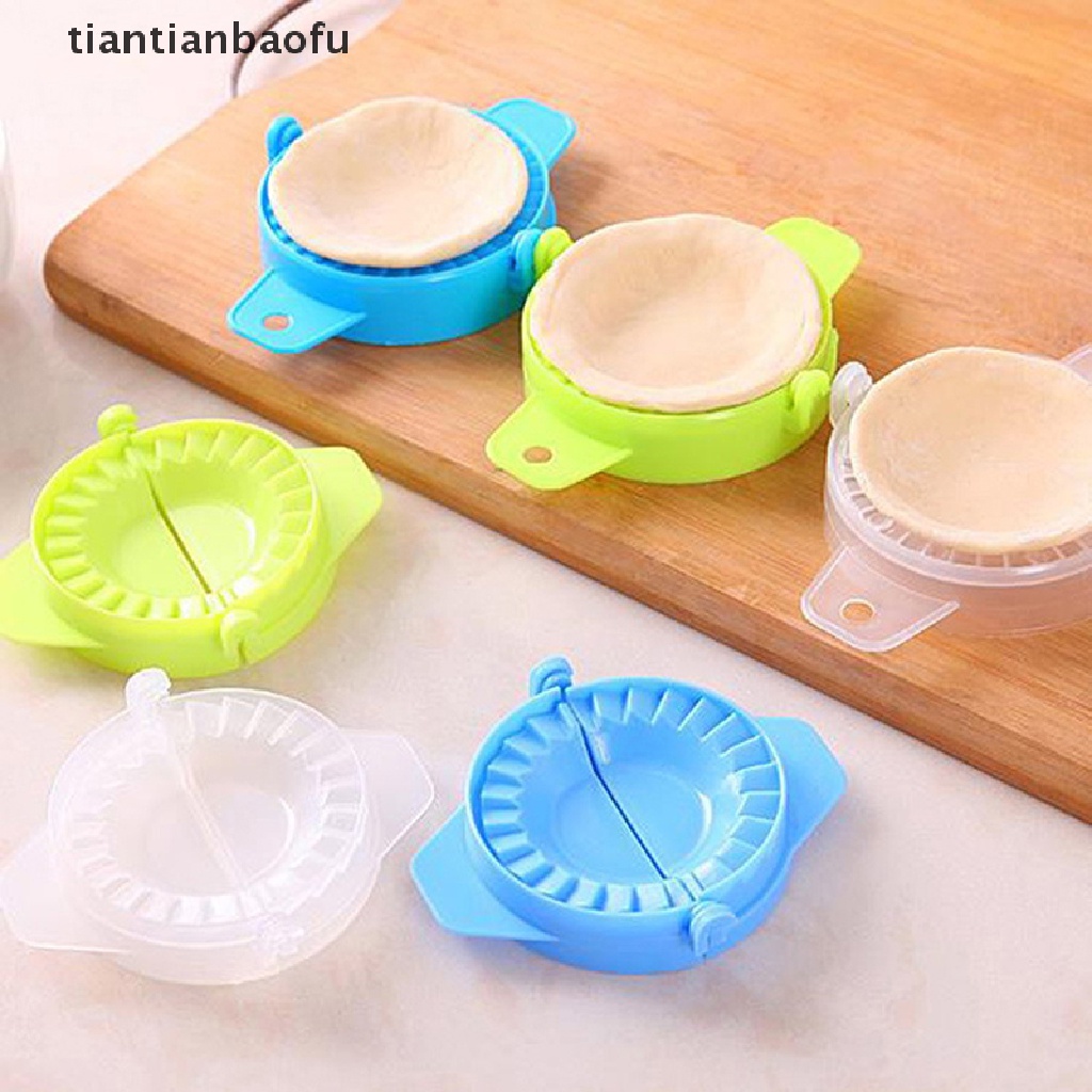 3 Pcs Cetakan Pembuat Makanan Pangsit Bahan Plastik Gaya China Untuk Alat Dapur