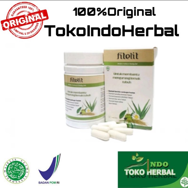 FITELIT 100% ORIGINAL OBAT DIET PELANGSING HERBAL PENURUNAN BERAT