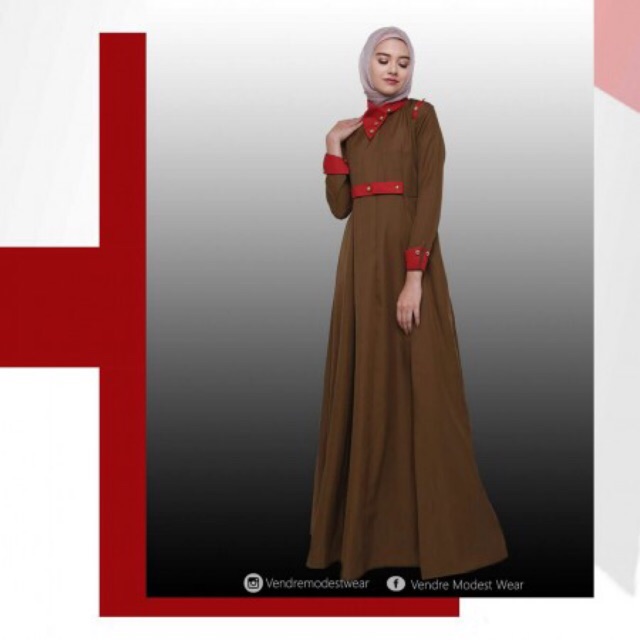 Gamis Vendre Inara Dress Syari Pesta Premium BajuMuslimPesta