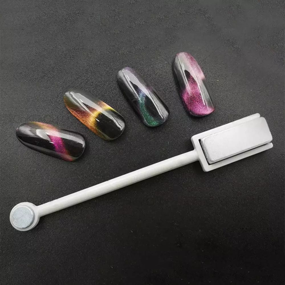 Cat Eyes Magnet Stick 2in1 Stick Magnetik Kutek Cat Eye 3d Double Head Nail Art F809