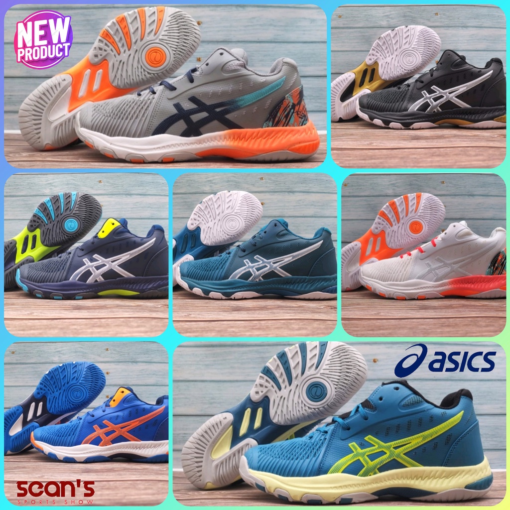 Sepatu Voly Ball Asic'cs Netburner FF Terpopuler Sepatu Tenis Lapangan Pria/wanita Termurah Sepatu V