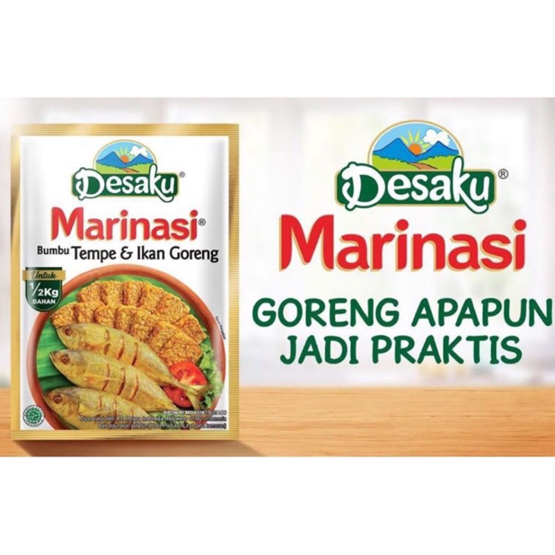 

DESAKU Marinasi Bumbu Tempe dan Ikan Goreng 1pcs
