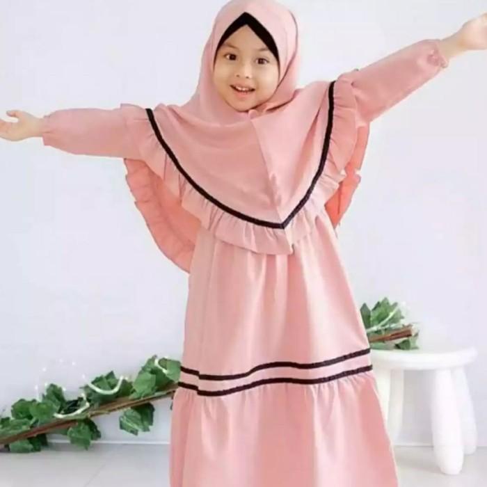 Gamis Syar'I Anak Untuk 1-12Tahun // Gamis Hijab Anak // Gamis Anak Ce