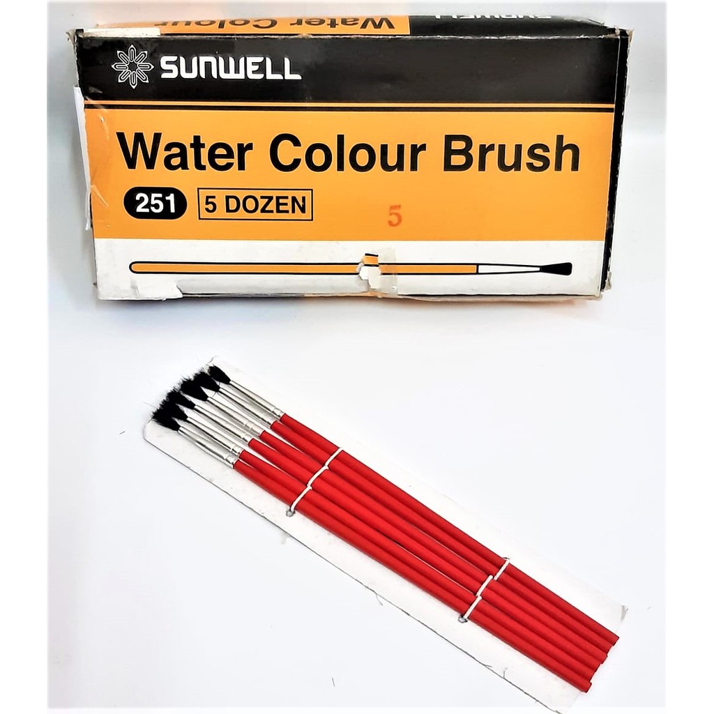 

KUAS LUKIS CAT AIR NO. 1 BULU HITAM MURAH PAINT BRUSH