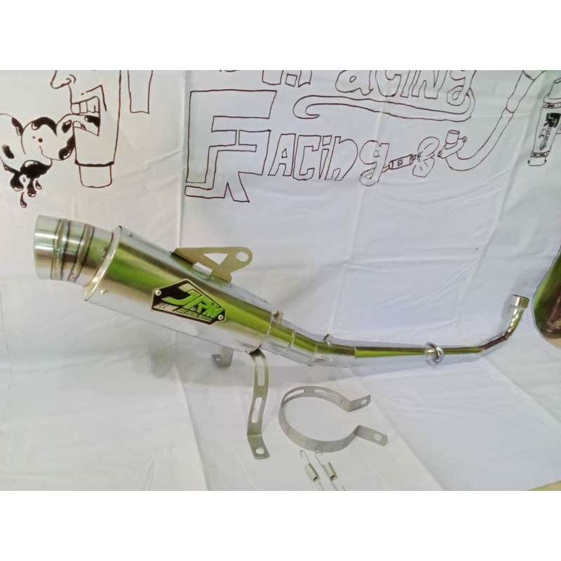 knalpot racing JRM motor Supra x, Supra fit, Supra fit new, Supra 125, Supra 110, Karisma x, Karisma