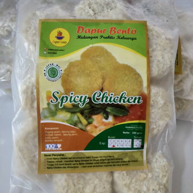 

Frozen food murah spicy chicken