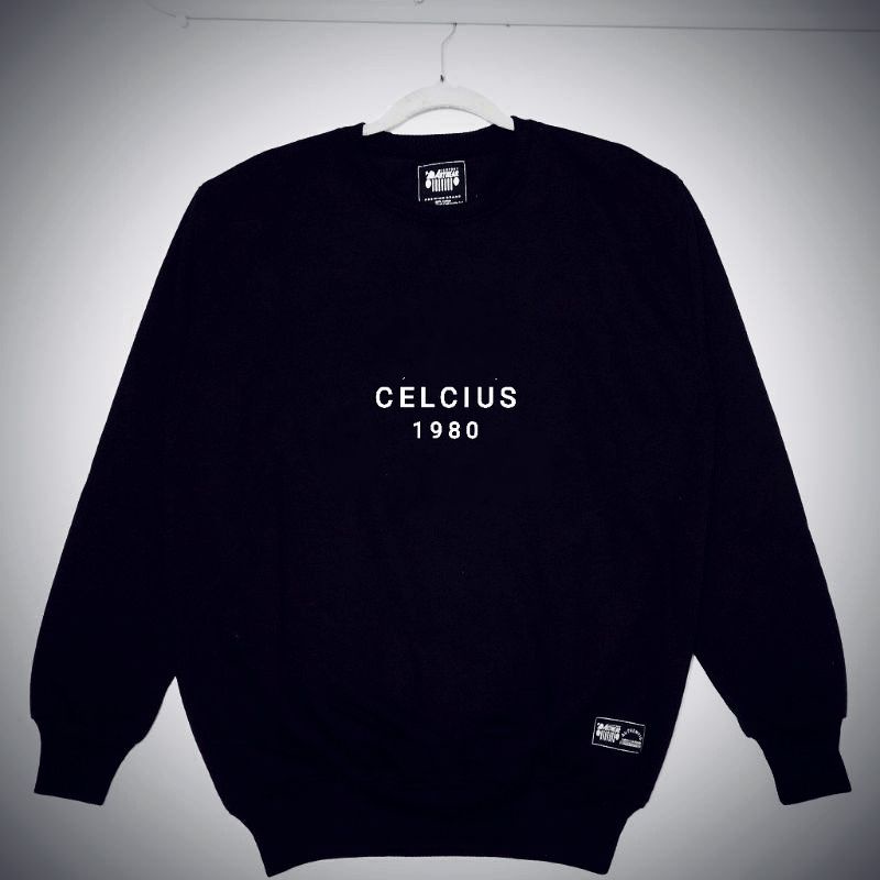 Celcius 1980 Sweater Crewneck Black