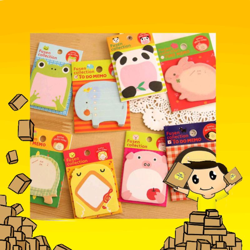 

STICKY NOTES ANIMAL MEMO KECIL