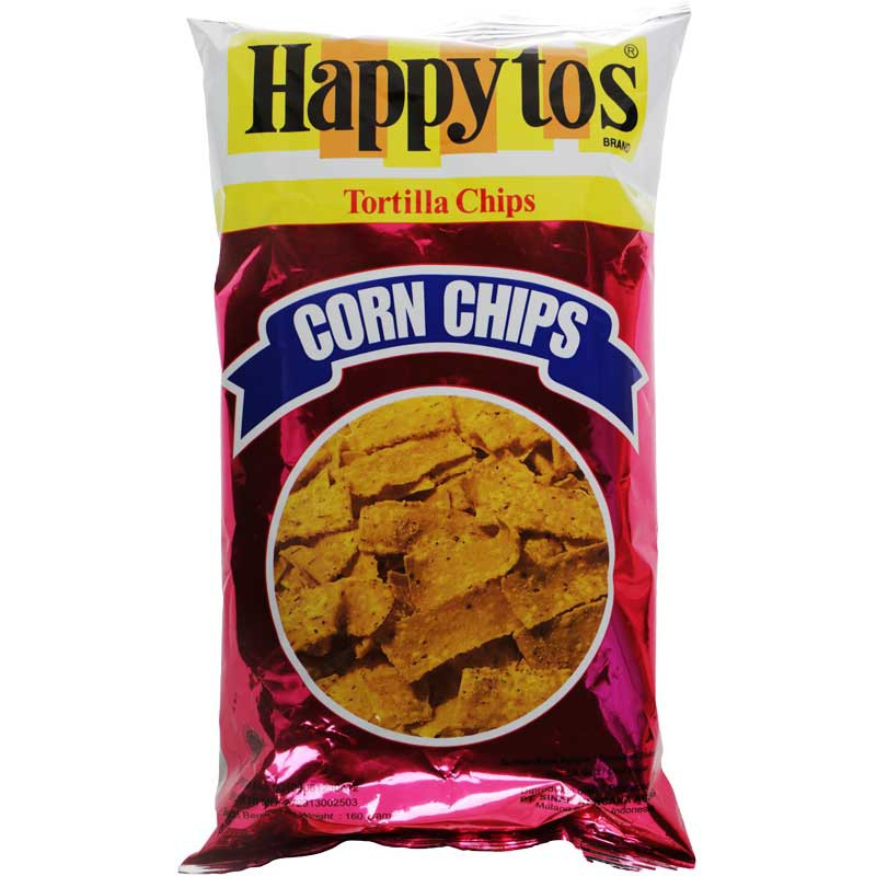 

happy tos Tortilla Chips Merah 160 g