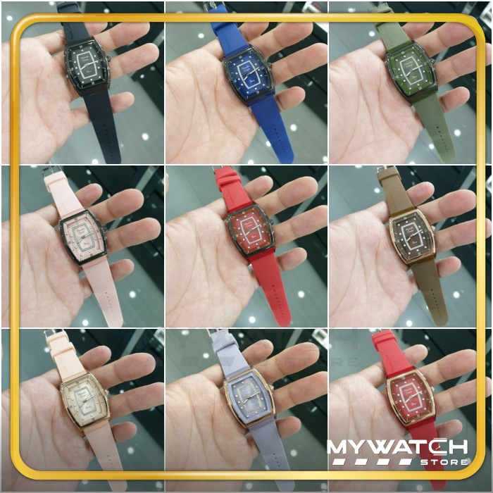 Jam Tangan Wanita Ori AC2847 Alexander Christie AC 2847 / AC 5001 Alexandre Christy Rubber Original