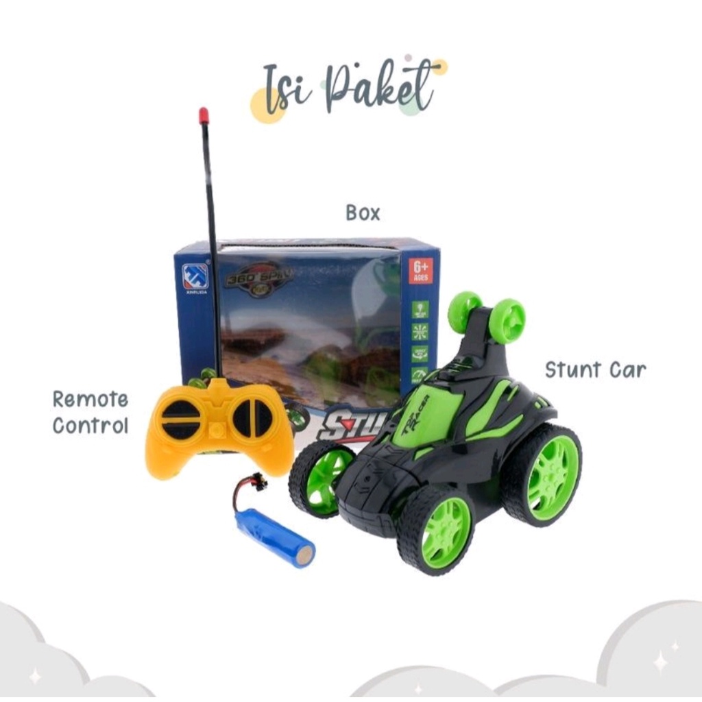 MOBIL RC STUNT CAR CHARGER BISA JUNGKIR BALIK JALAN DISEGALA MEDAN
