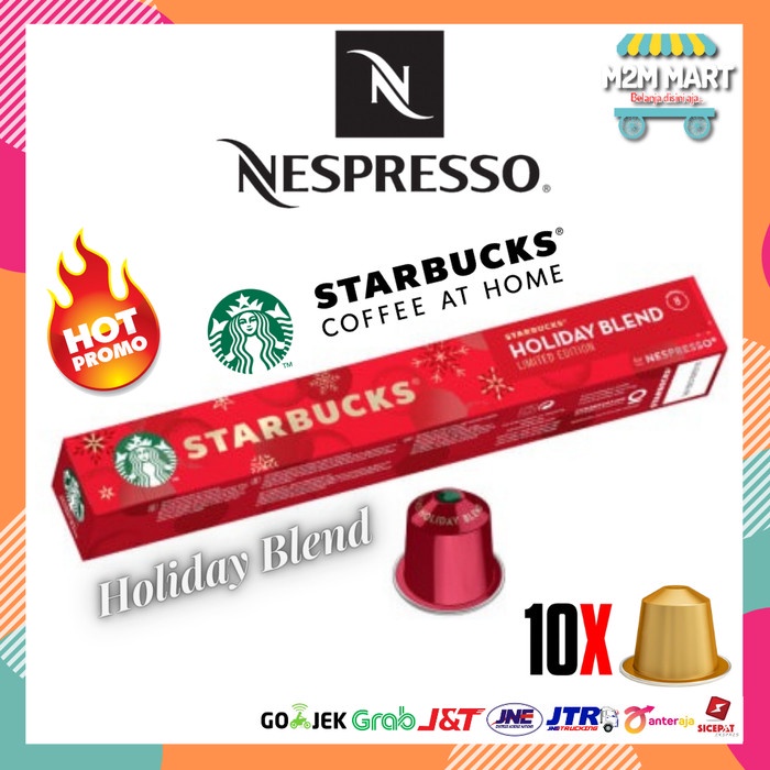 

Kopi Nespresso Kapsul Starbucks Holiday Blend Capsules