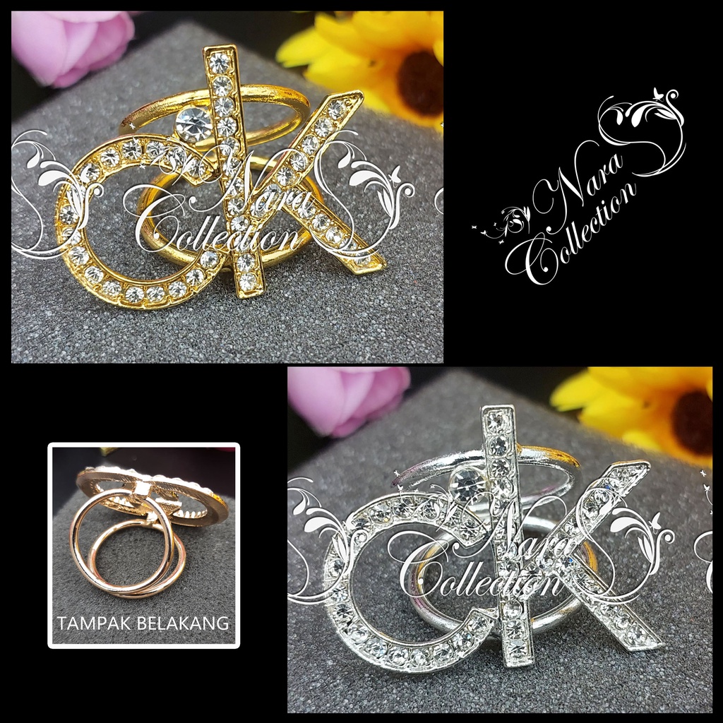 Bros RING CINCIN LOGO Branded CK Elegan Nara Collection COD R-169/170
