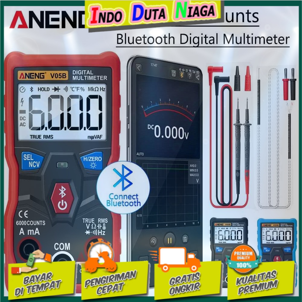 ANENG Digital Bluetooth Multimeter Voltage Tester - V05B