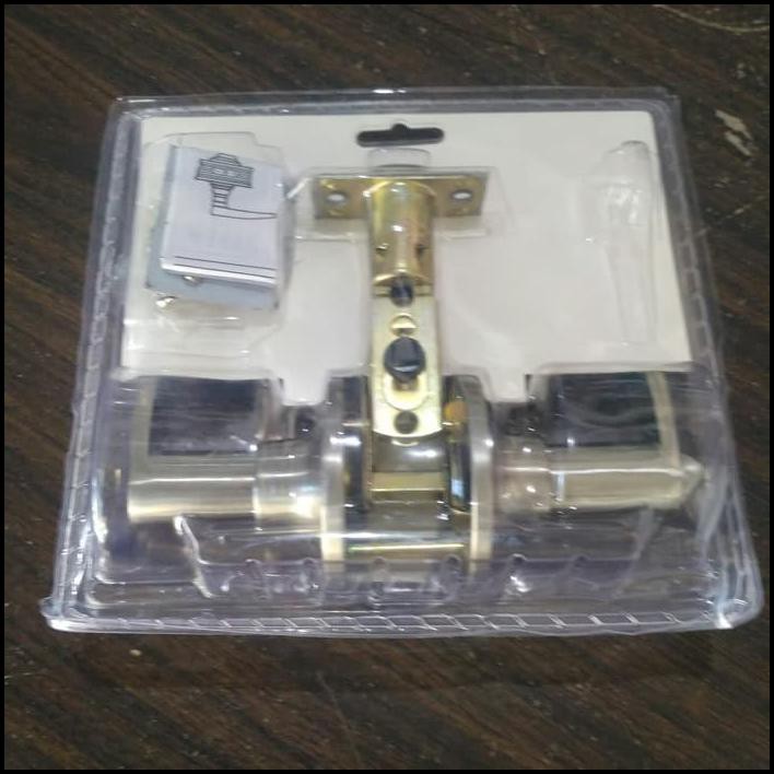 Terbatas - Handle Pintu Kamar Mandi Dekson Stainless Steel 304 Tanpa Anak Kunci