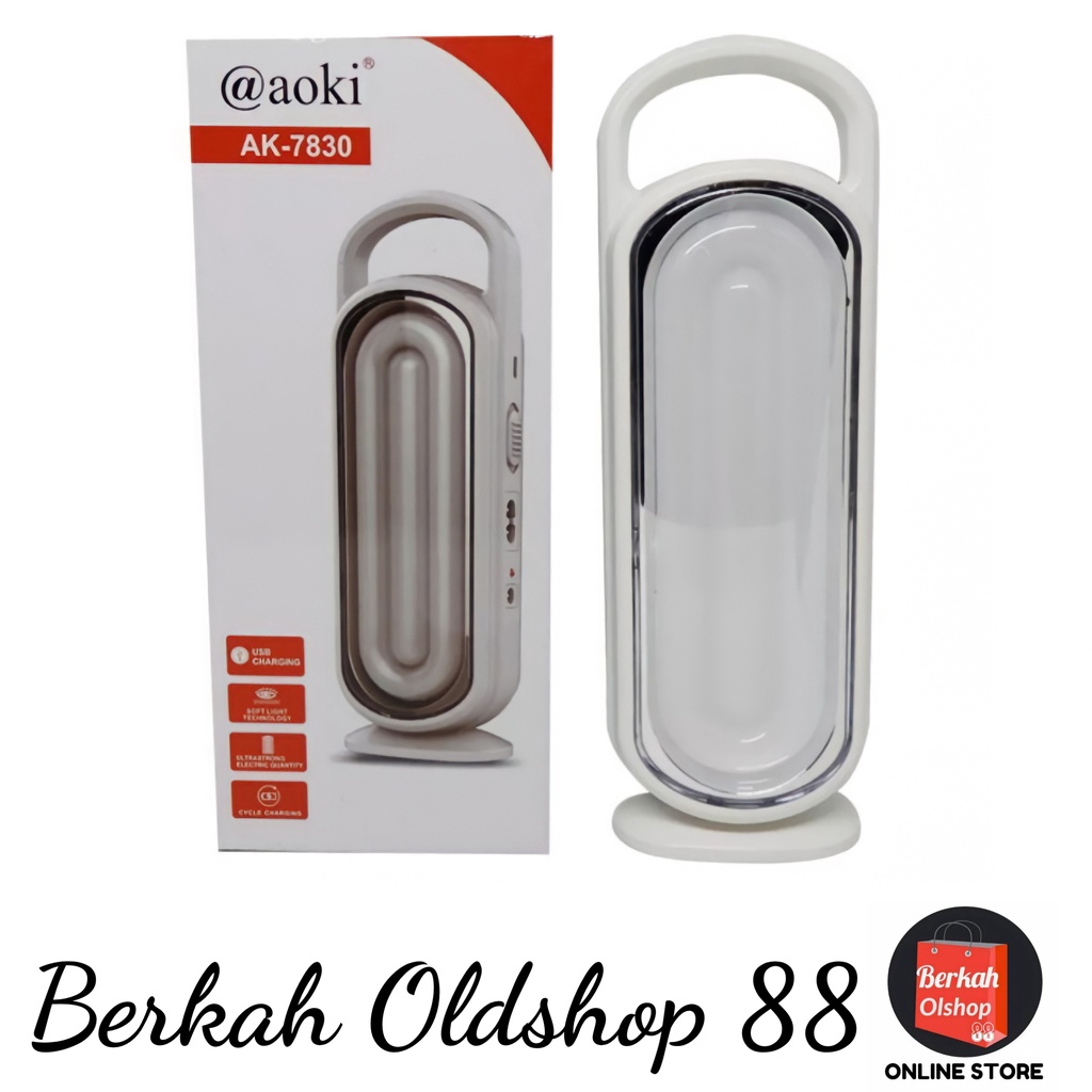 BERKAH OLDSHOP 88 - LAMPU EMERGENCY 50SMD DARURAT AOKI AK 7831