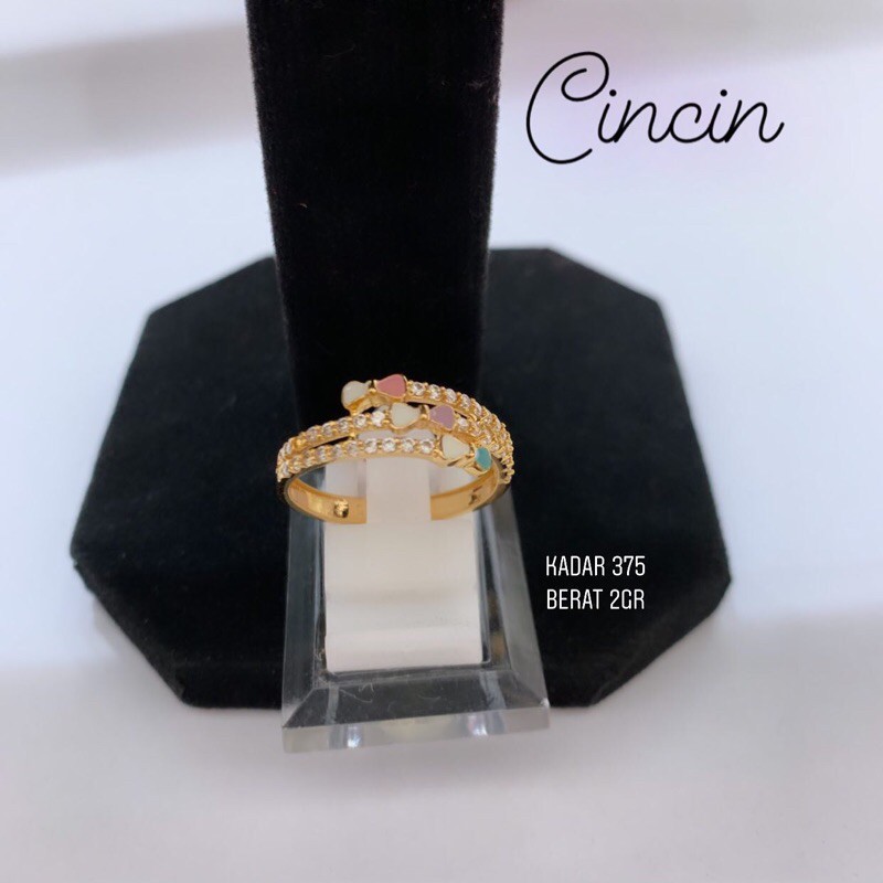 Cincin emas kadar 375