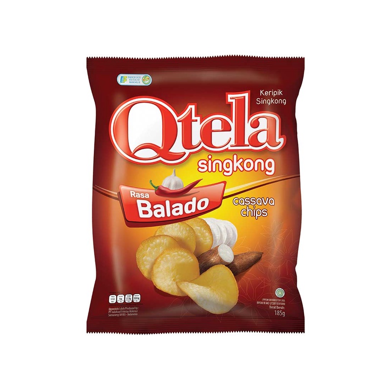 

Qtela Keripik Singkong Balado 185G - Alhanan/04