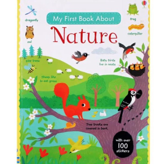 

Usborne Sticker Book Nature - Buku Stiker Anak Edukasi Impor Education Thebest