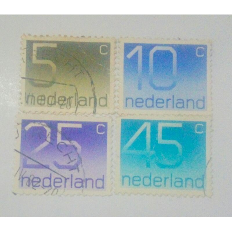 Perangko Belanda 1976 Perangko Numeral