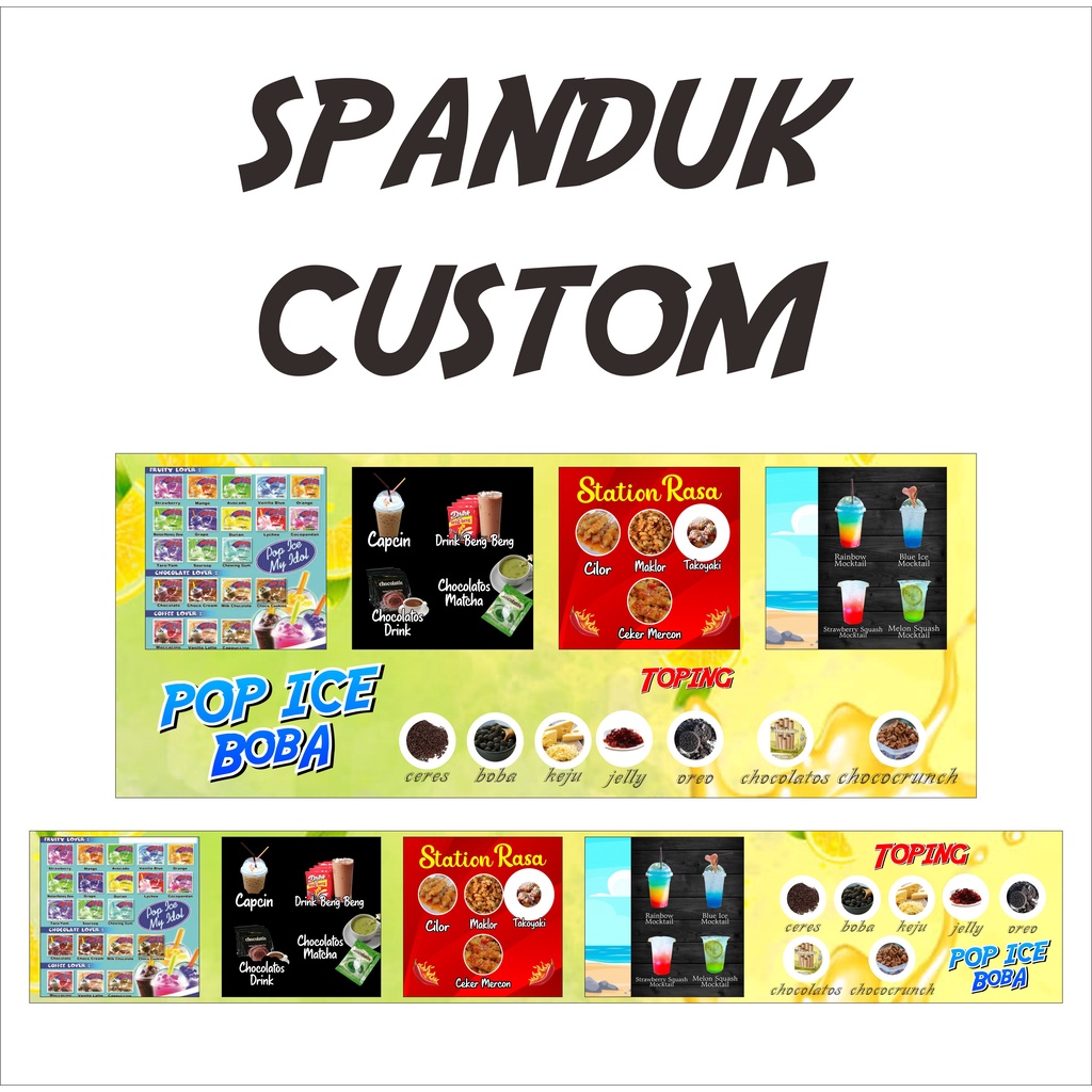 SPANDUK CUSTOM UK 3X0.5 & 2.5X1