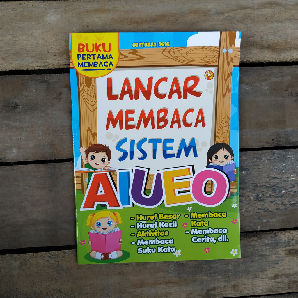 Buku pertama Belajar Membaca AIUEO