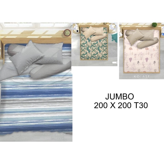 Sprei 200x200 my love extra king aneka motif bunga -ukuran paling besar/ jumbo Mall57
