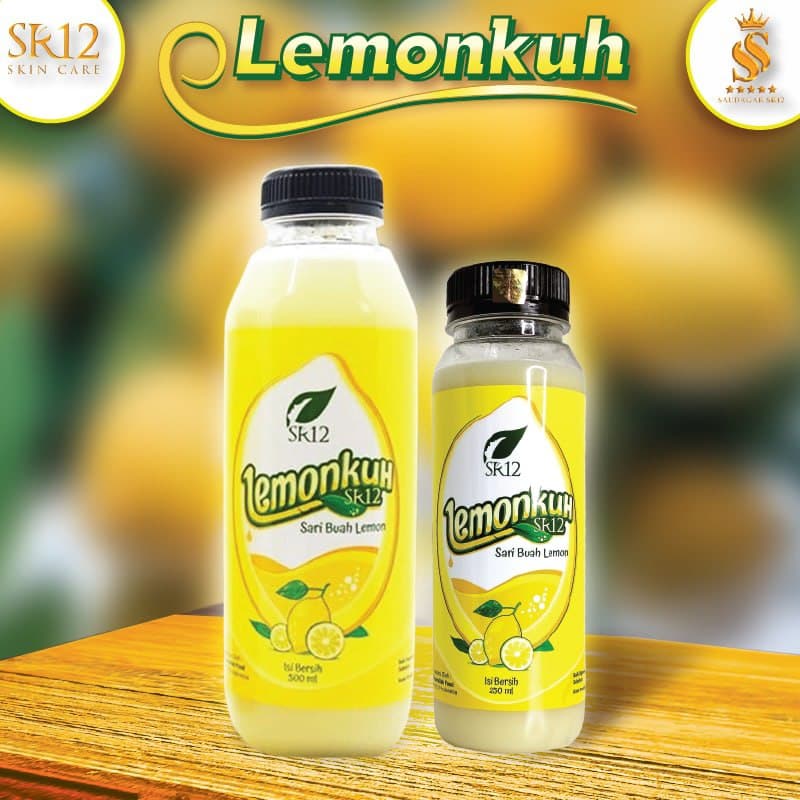 Lemonkuh SR12 - Minuman Diet Bpom Ampuh Cepat / Sari Lemon Asli / Vitamin C / Menjaga Kesehatan Tubuh