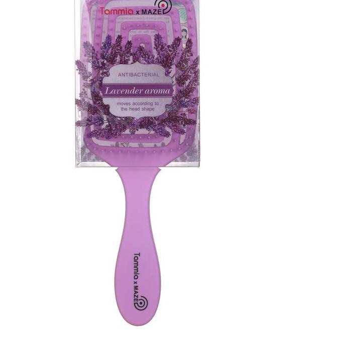 Serbu Tammia x Maze Paddle Wonder Flex Hair Brush Sikat Sisir Rambut Aroma Lavender Rose Jasmine !!!