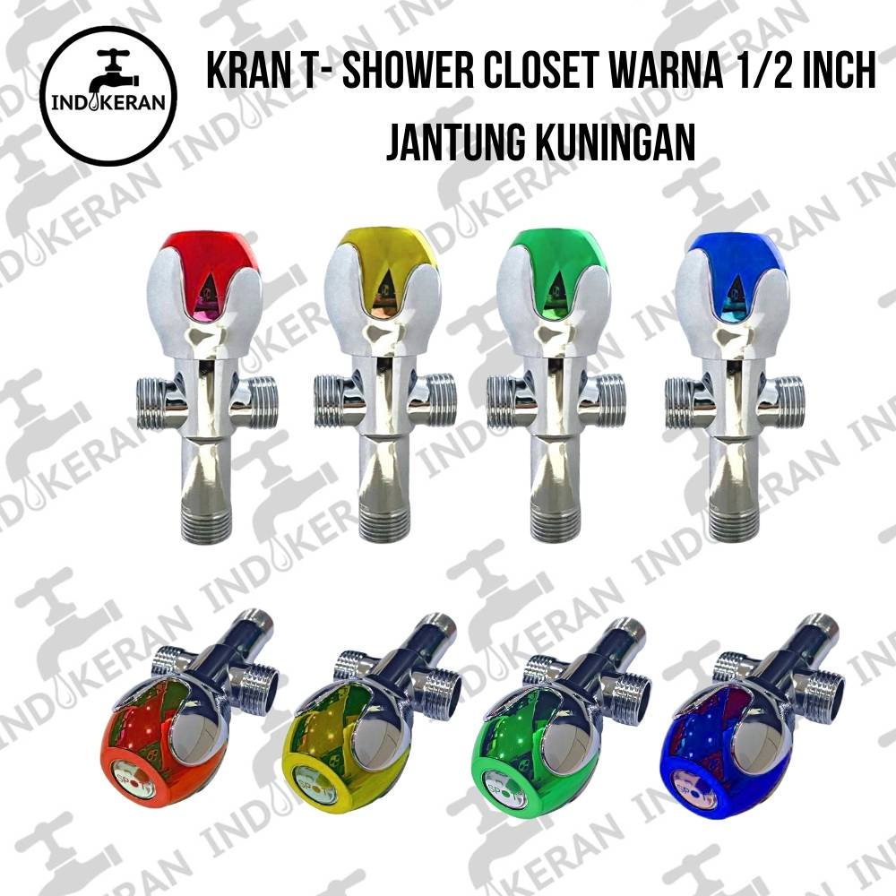 INDOKERAN - Kran T-Shower Closet/Kloset Warna - High Quality