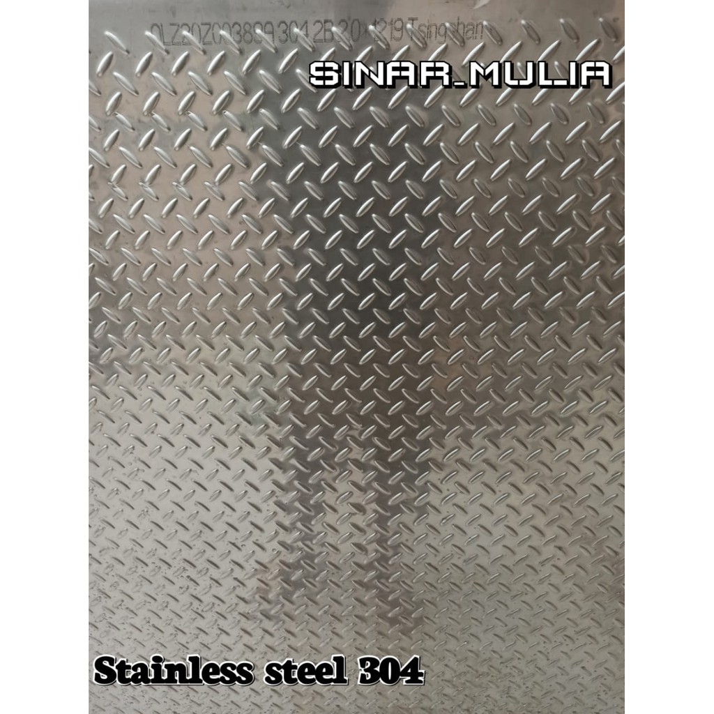 Plat Bordes Stainless Steel 304 Tebal 2mm Lebar 60x100cm Shopee Indonesia
