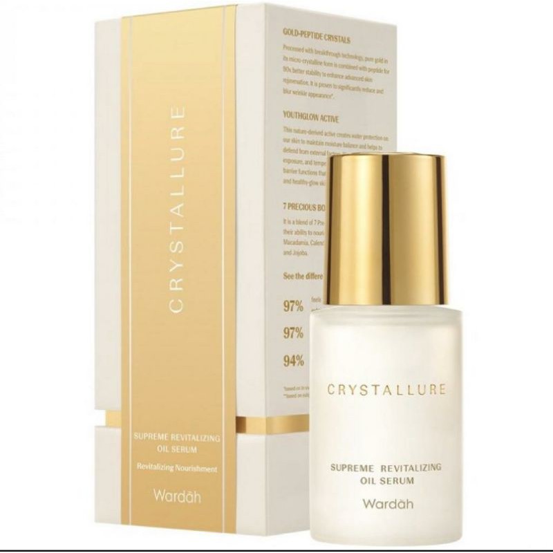 WARDAH CRYSTALLURE SUPREME REVITALIZING OIL SERUM