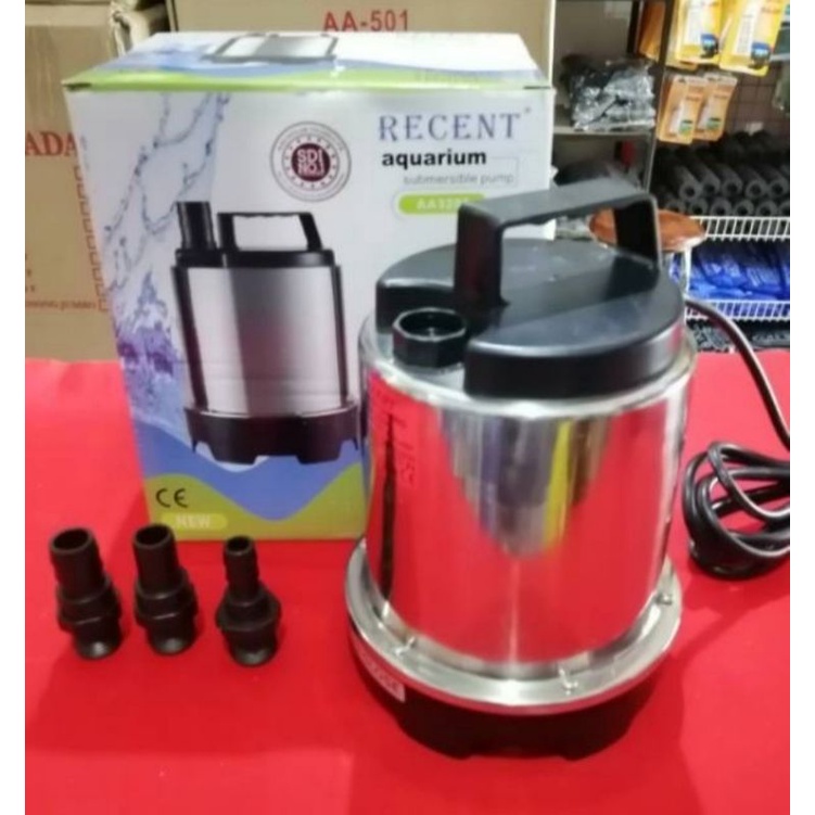 recent aa 3200 stainless pompa celup air aquarium kolam ikan