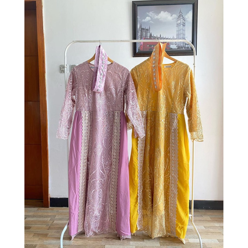 PB&gt; GAMIS KASTURI /  GAMIS TULLE IMPORT PREMIUM / BAJU KEBAYA GAMIS PESTA / OUTFIT KEBAYA MODERN