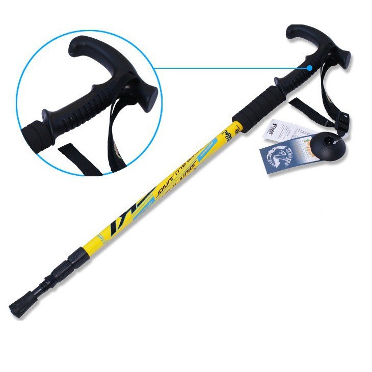 BISA COD CLEYE Alat Bantu Mendaki Alpenstocks Climbing Tool - ODIN - Yellow