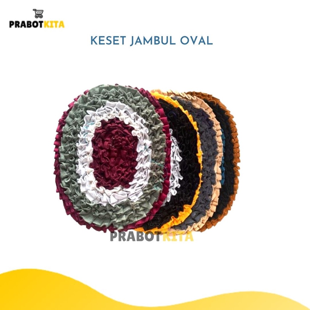 KESET KAIN JAMBUL OVAL / KESET KAKI KESET LANTAI