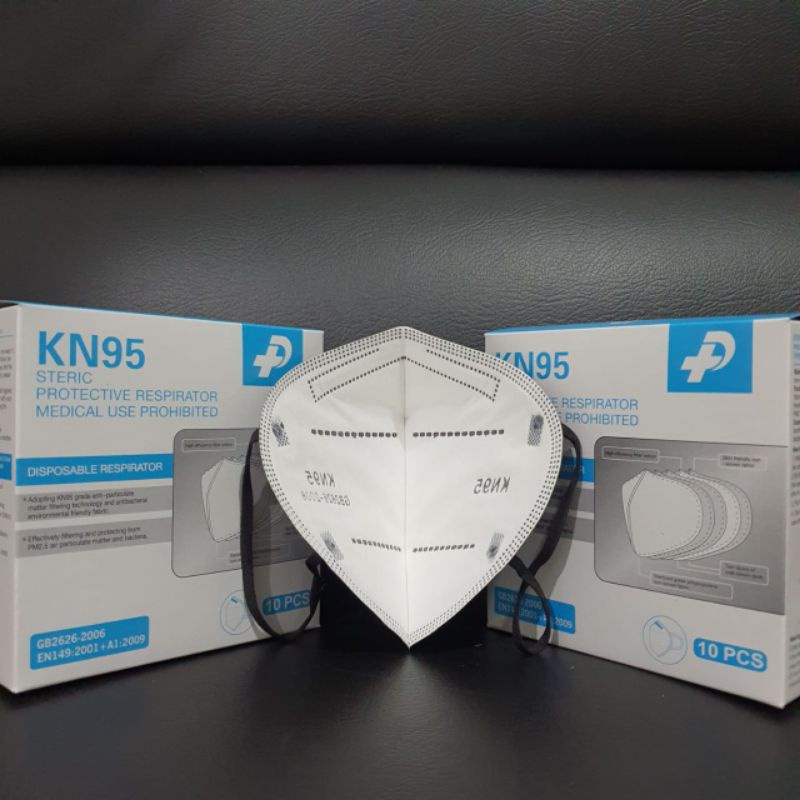 Masker KN95 5Ply Emboss 1Box Isi 10Pcs