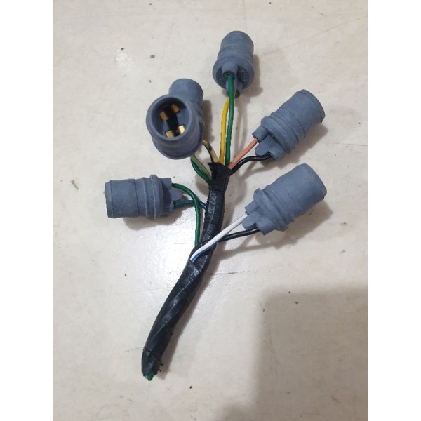fiting lampu sen belakang senja plat nomor original kymco easy tren matica free ex lx dink mx 100 11