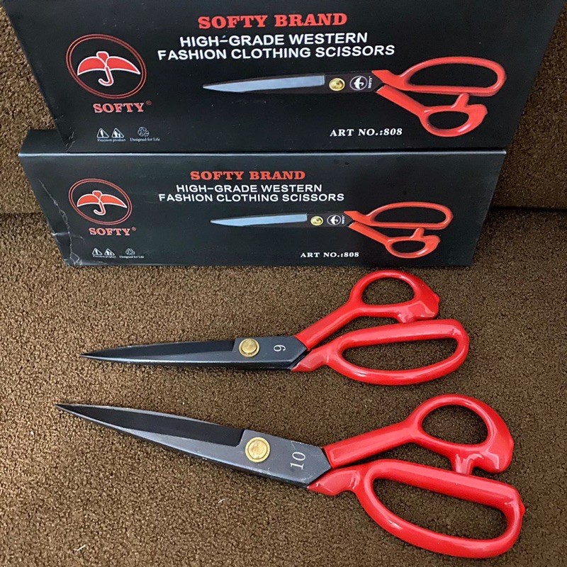 

SIS Gunting Kain Gagang Karet premium / Gunting taylor / Gunting penjahit gagang karet / gunting