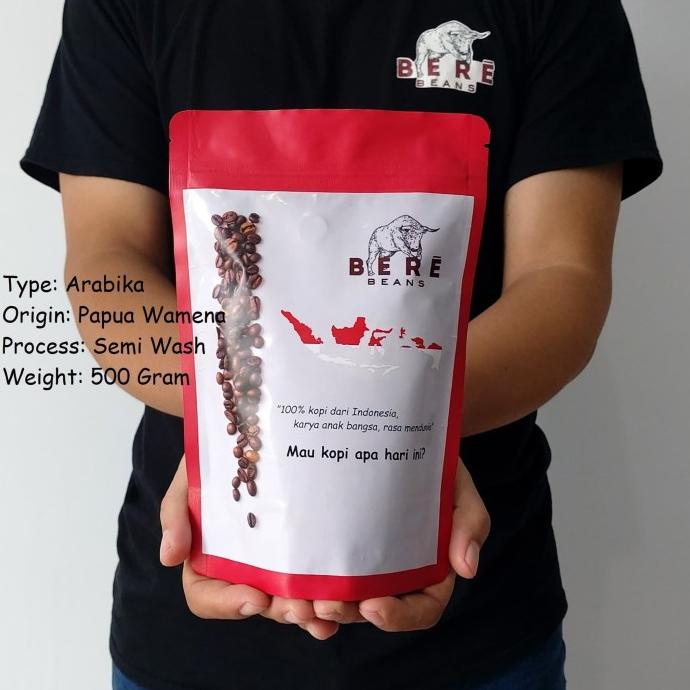 

[COD] Kopi Arabika Papua Wamena 500 GRAM Bubuk / Biji Coffee Bean Beans [COD]